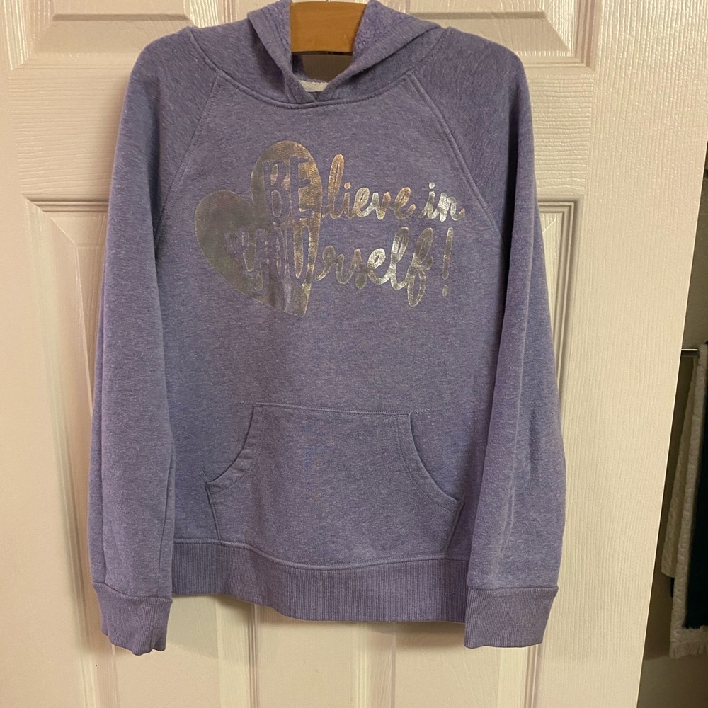 🌺5/$25 Cat and Jack Lilac Hoodie size medium🌺